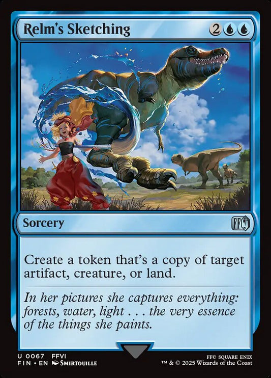 Relm's Sketching front