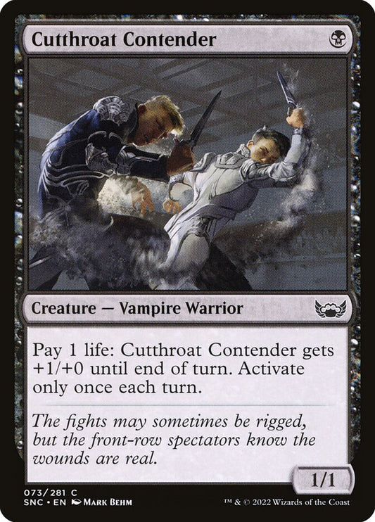 Cutthroat Contender front