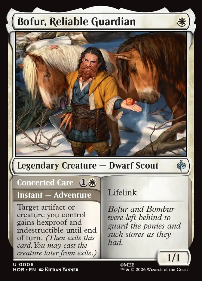 Bofur, Reliable Guardian // Concerted Care front