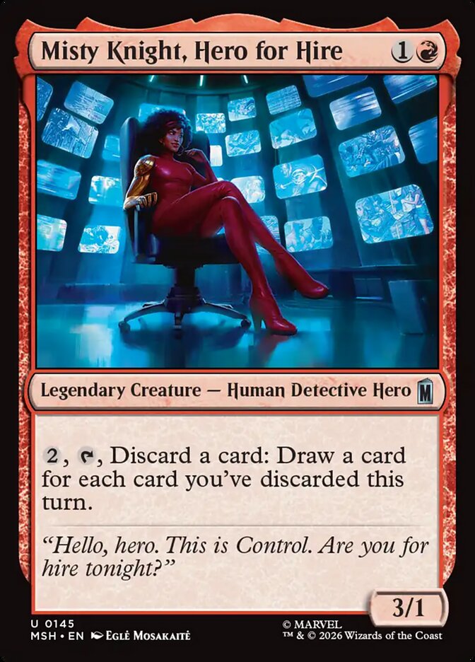 Misty Knight, Hero for Hire front