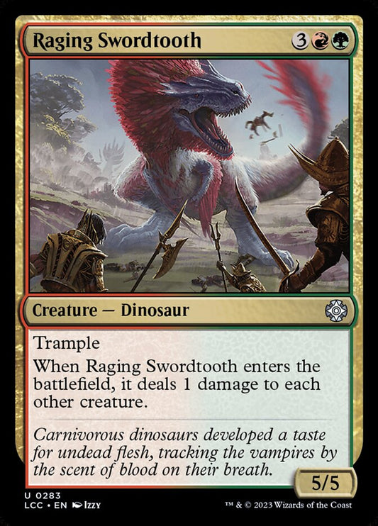 Raging Swordtooth front