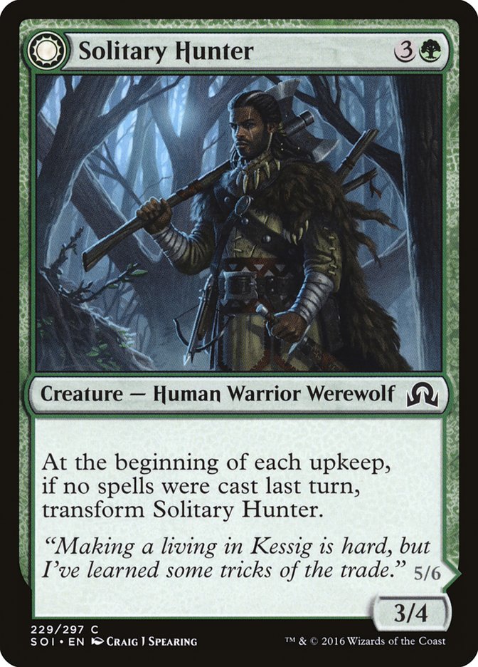 Solitary Hunter // One of the Pack front
