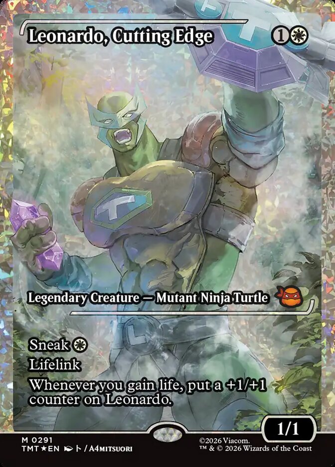 Leonardo, Cutting Edge front