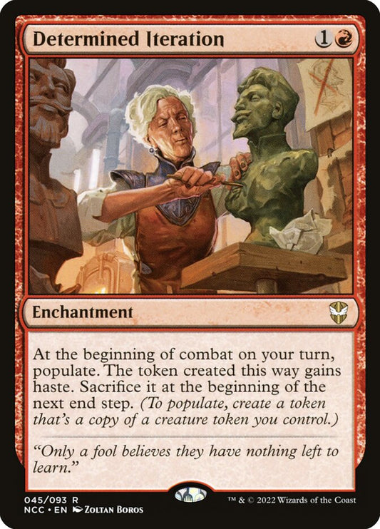 Determined Iteration front