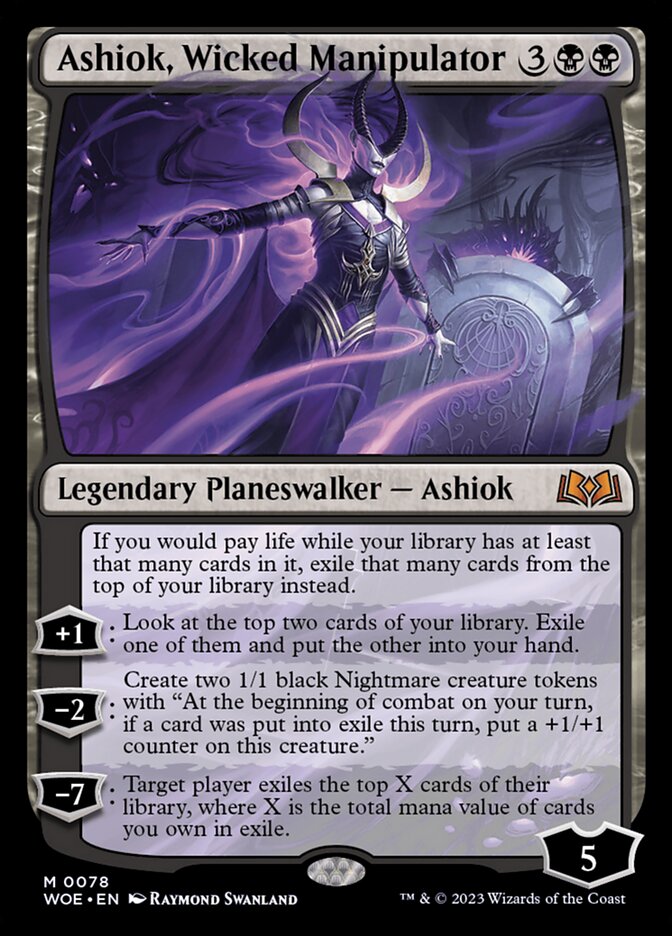 Ashiok, Wicked Manipulator front