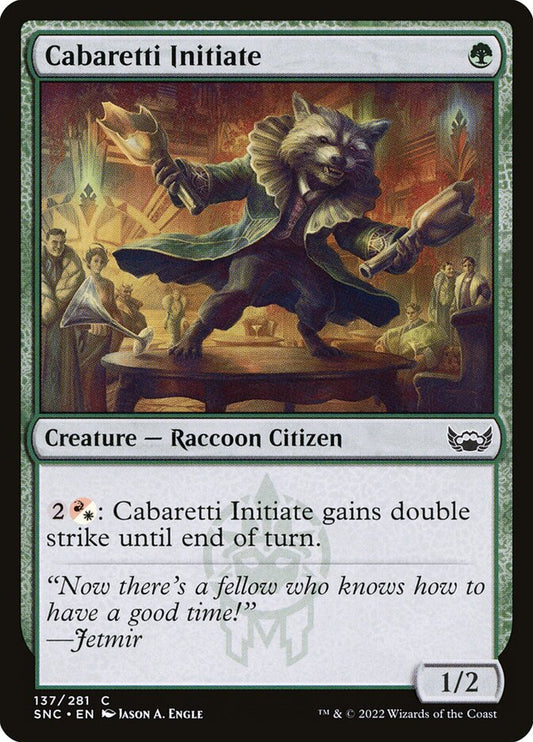 Cabaretti Initiate front