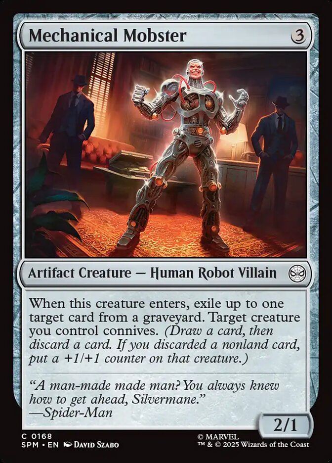 Mechanical Mobster front