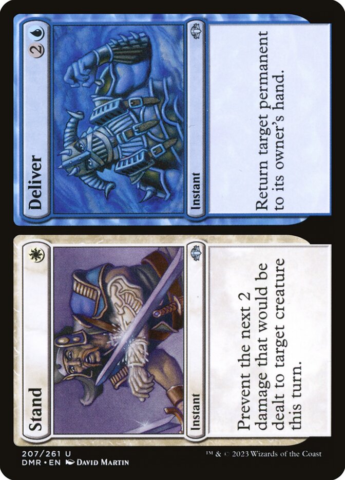 Stand // Deliver front