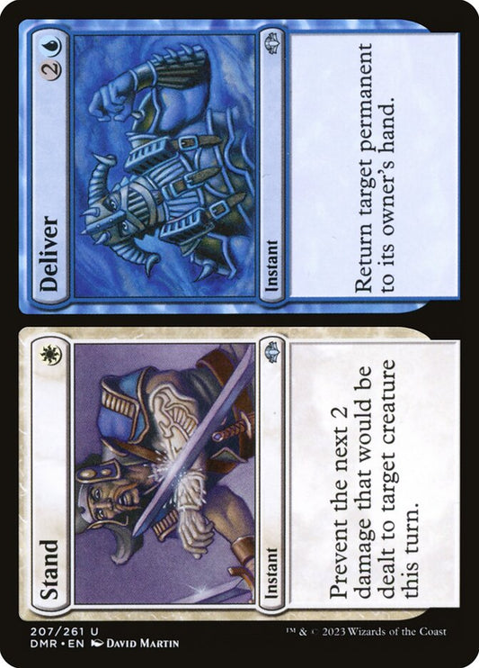 Stand // Deliver back