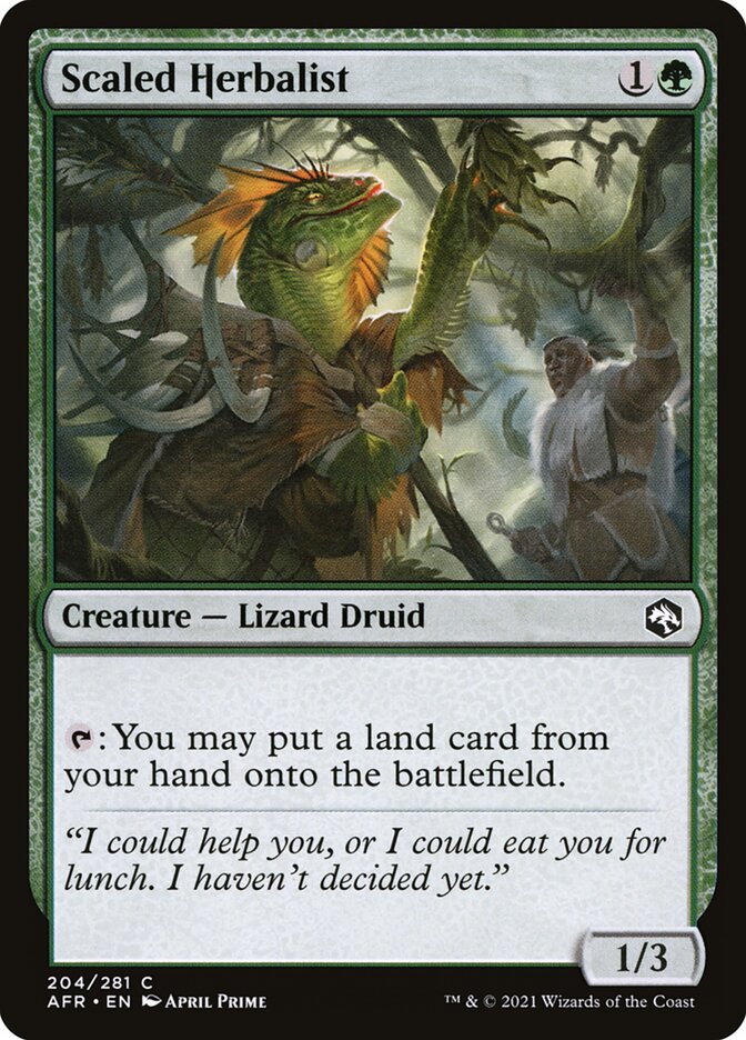 Scaled Herbalist front
