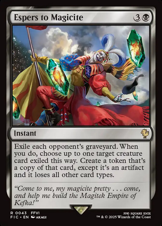 Espers to Magicite front