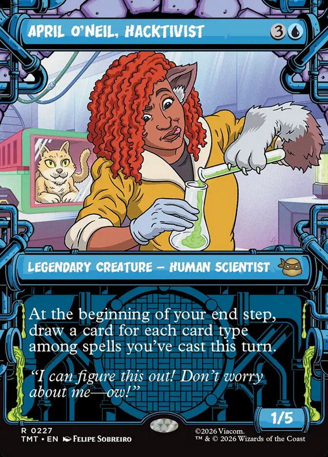April O'Neil, Hacktivist front