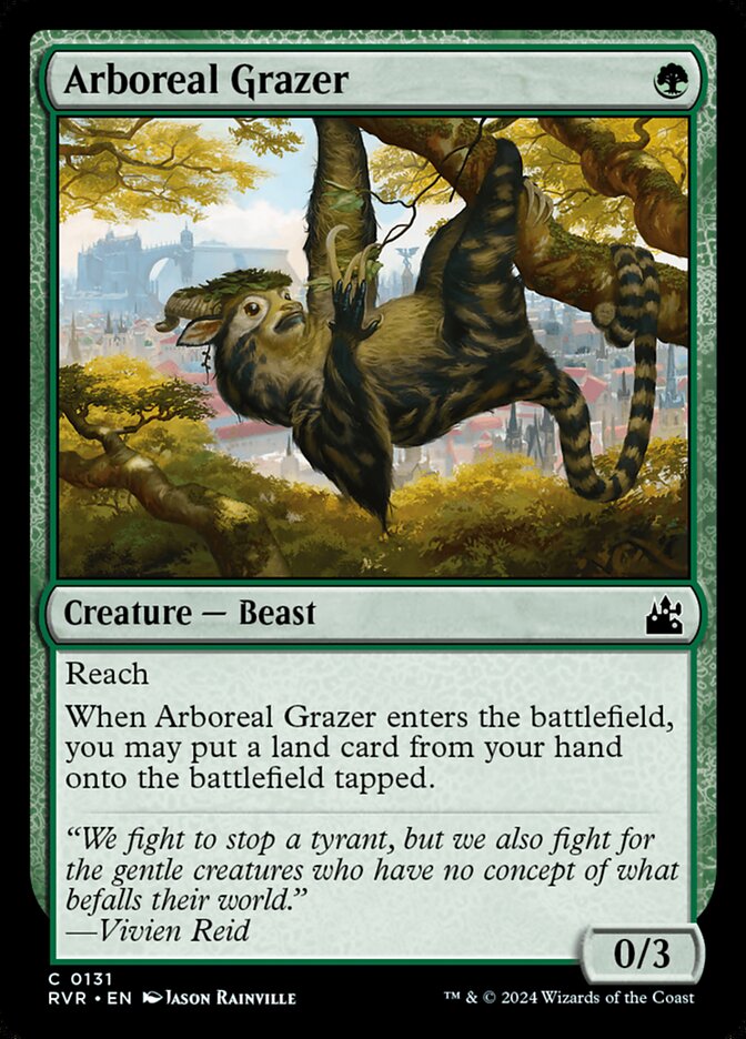 Arboreal Grazer front