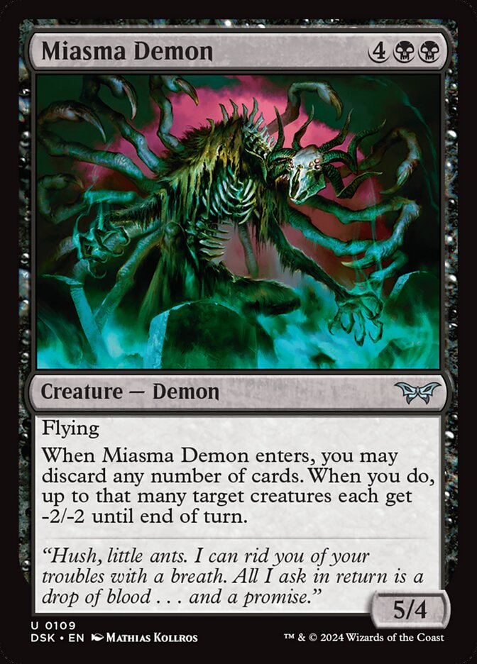 Miasma Demon front