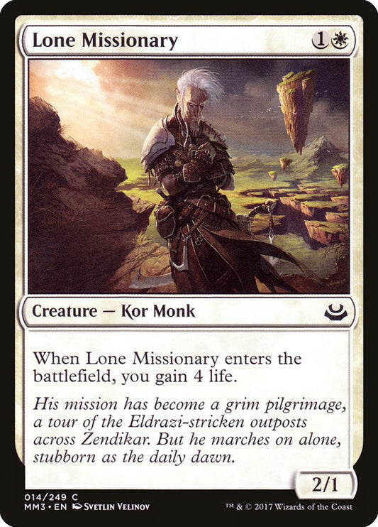 Lone Missionary front