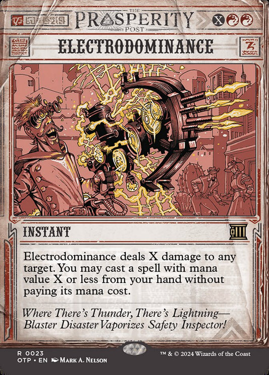 Electrodominance front