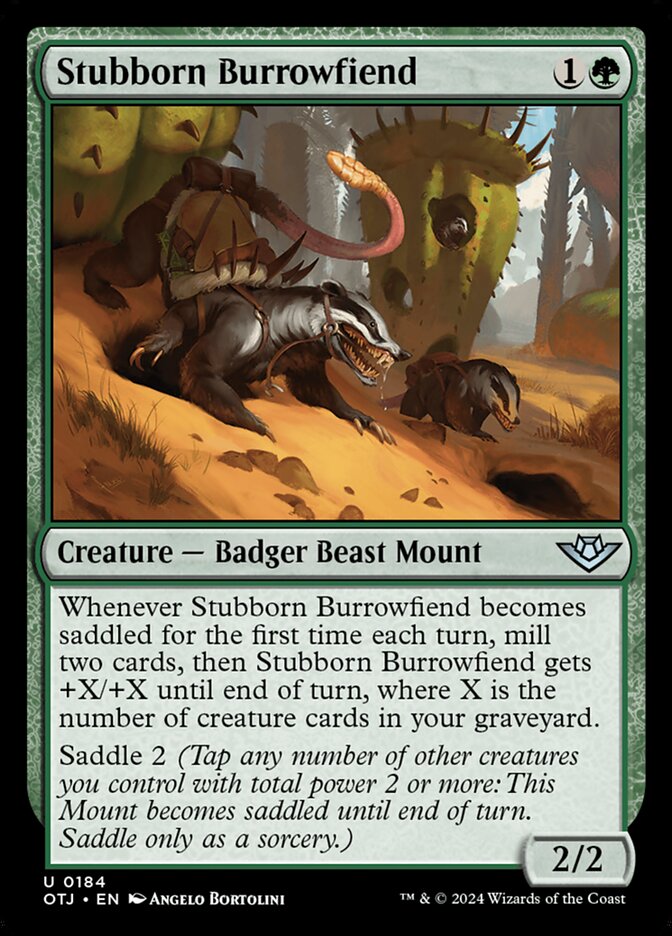 Stubborn Burrowfiend front
