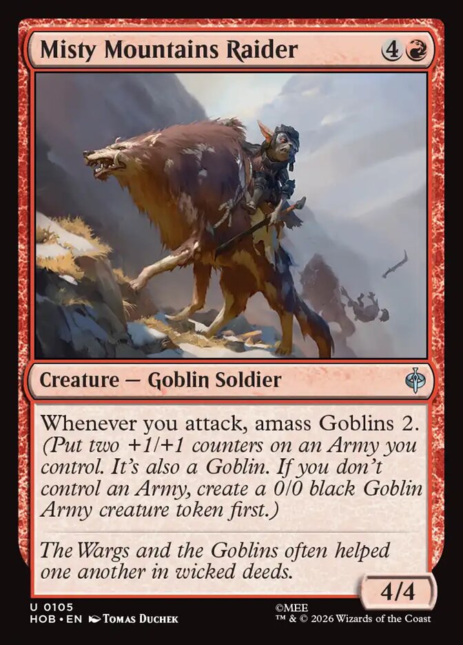Misty Mountains Raider front