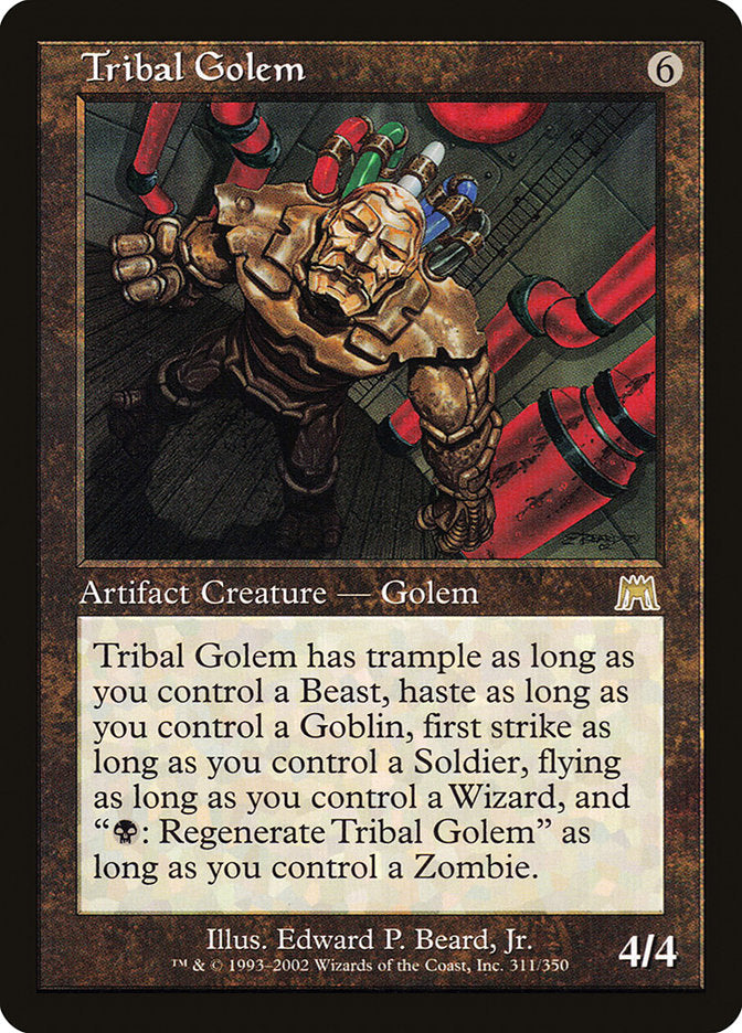 Tribal Golem front