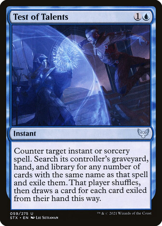 Test of Talents front