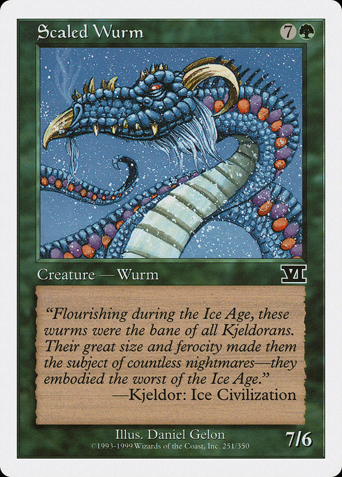 Scaled Wurm front