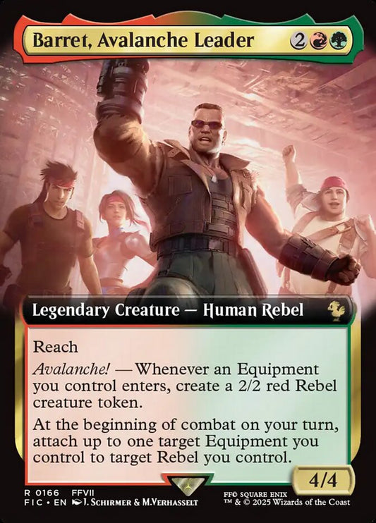 Barret, Avalanche Leader front