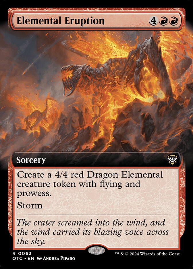 Elemental Eruption front