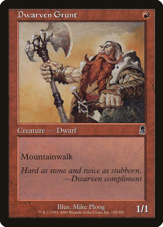 Dwarven Grunt front