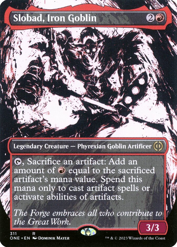 Slobad, Iron Goblin front