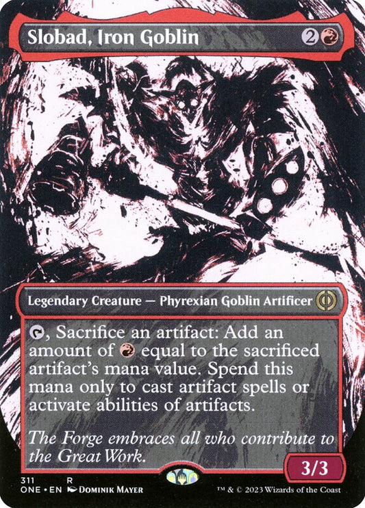Slobad, Iron Goblin front