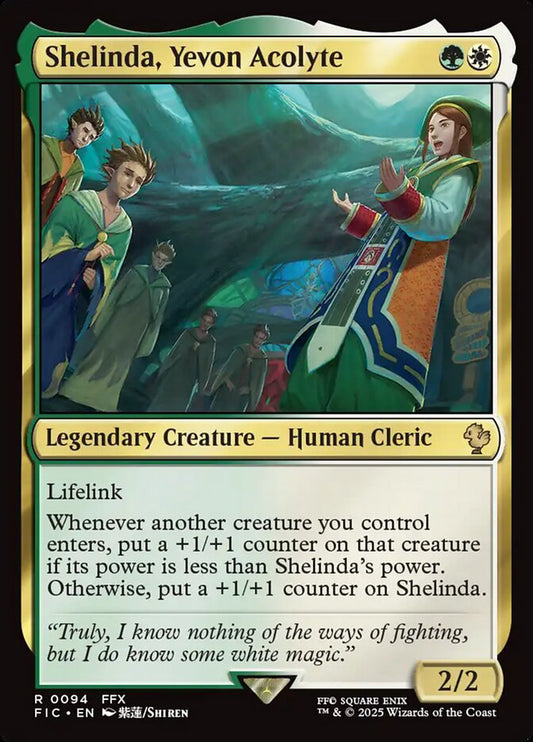 Shelinda, Yevon Acolyte front