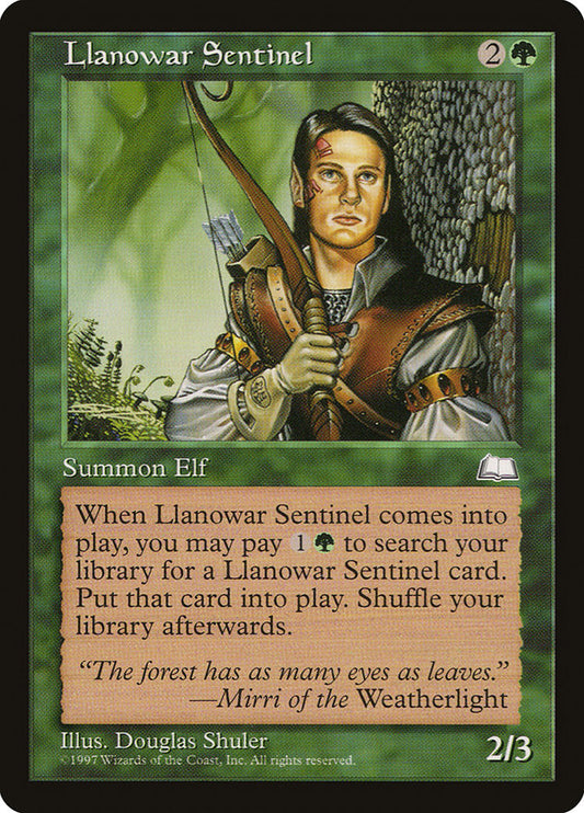Llanowar Sentinel front