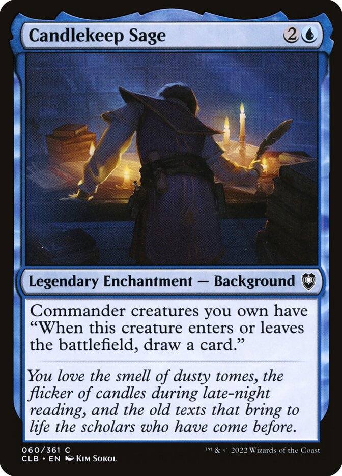 Candlekeep Sage front