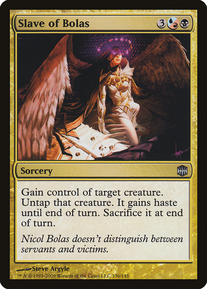 Slave of Bolas front
