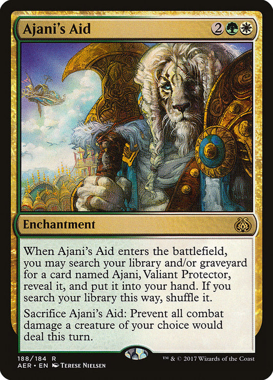 Ajani's Aid front