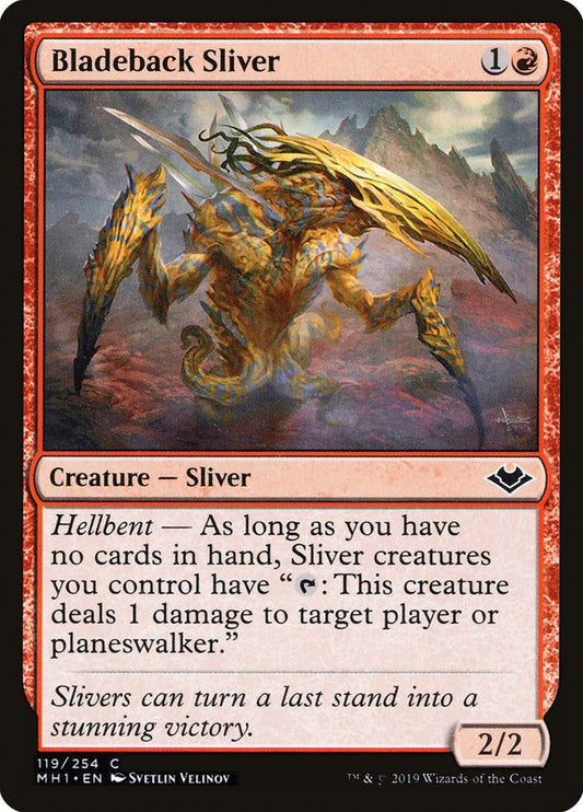 Bladeback Sliver front