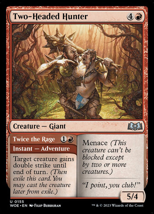 Two-Headed Hunter // Twice the Rage front