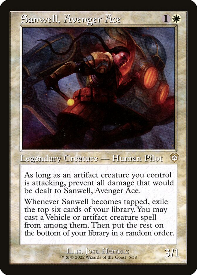 Sanwell, Avenger Ace front
