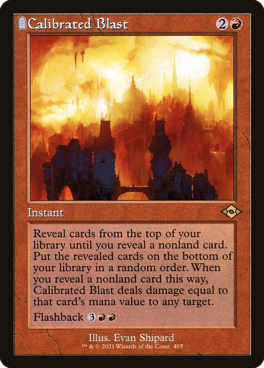 Calibrated Blast front