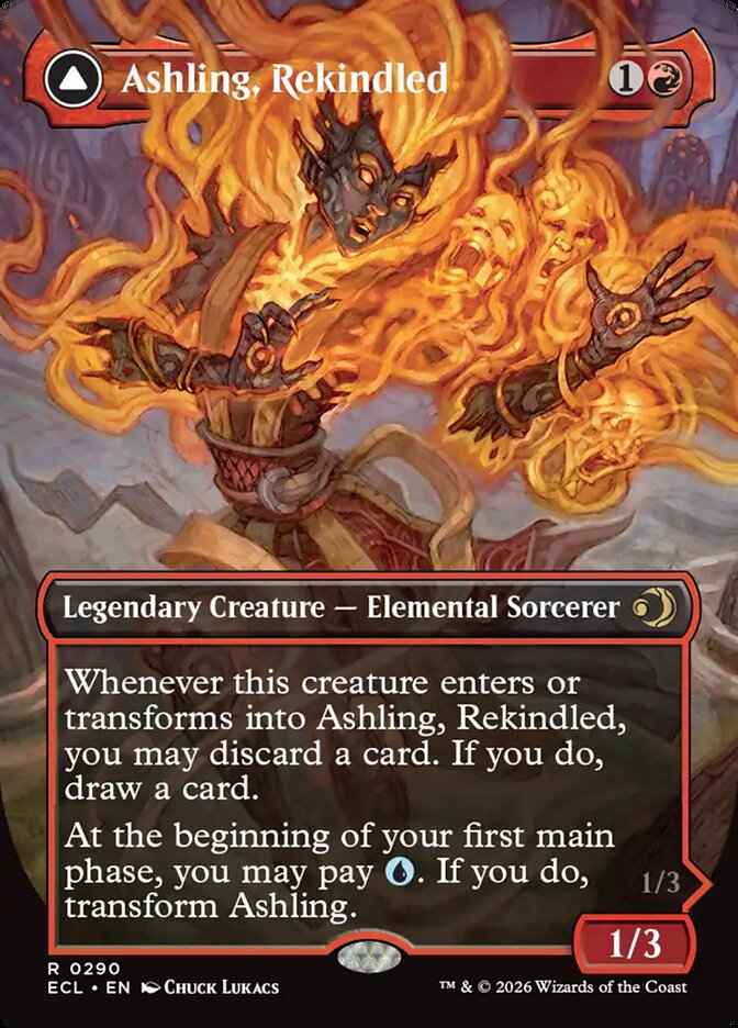 Ashling, Rekindled // Ashling, Rimebound (Full Art)