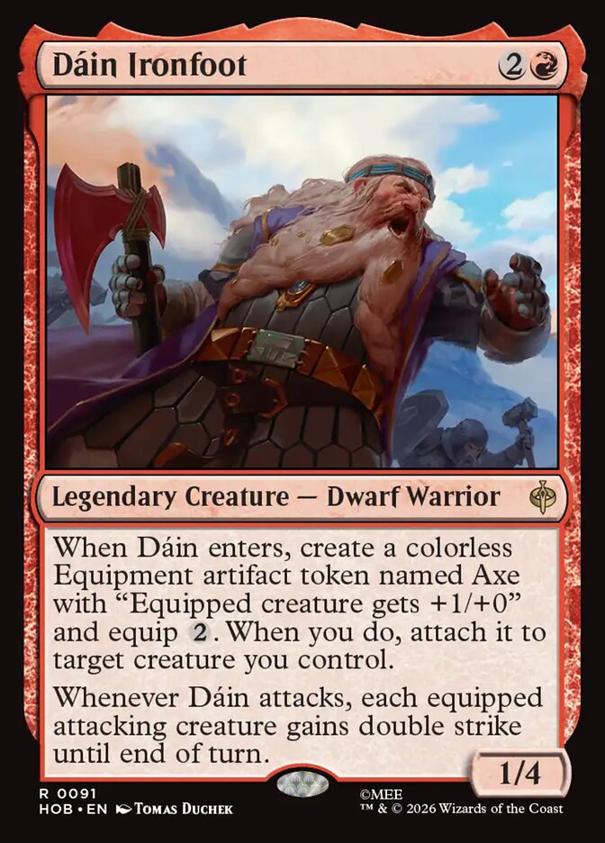 Dáin Ironfoot front