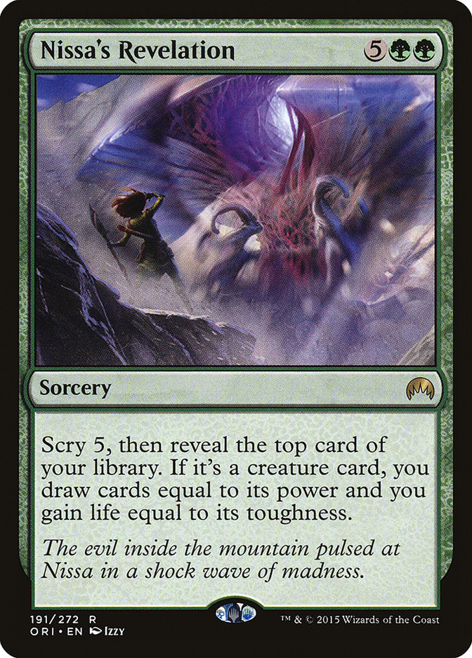 Nissa's Revelation front