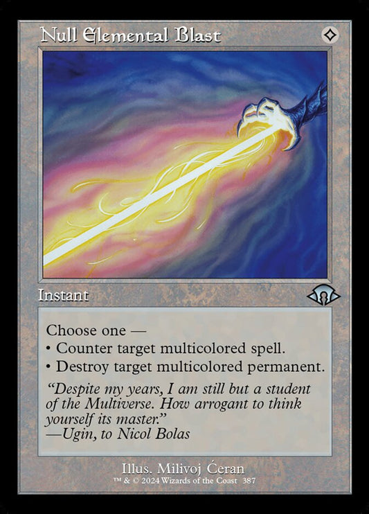 Null Elemental Blast front