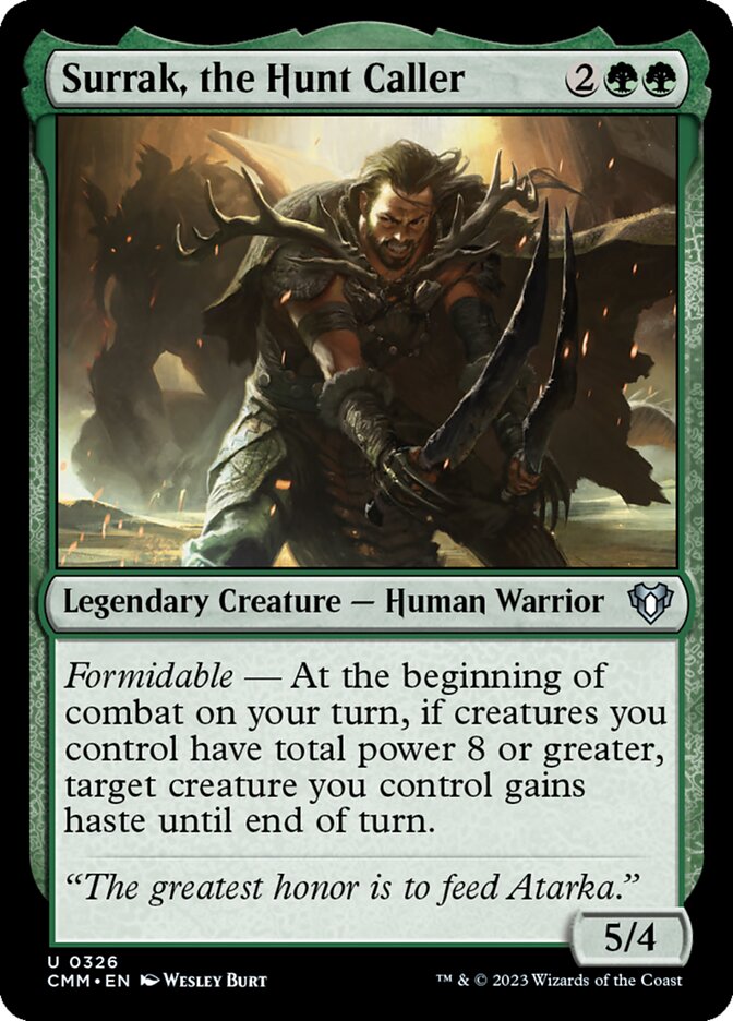 Surrak, the Hunt Caller front