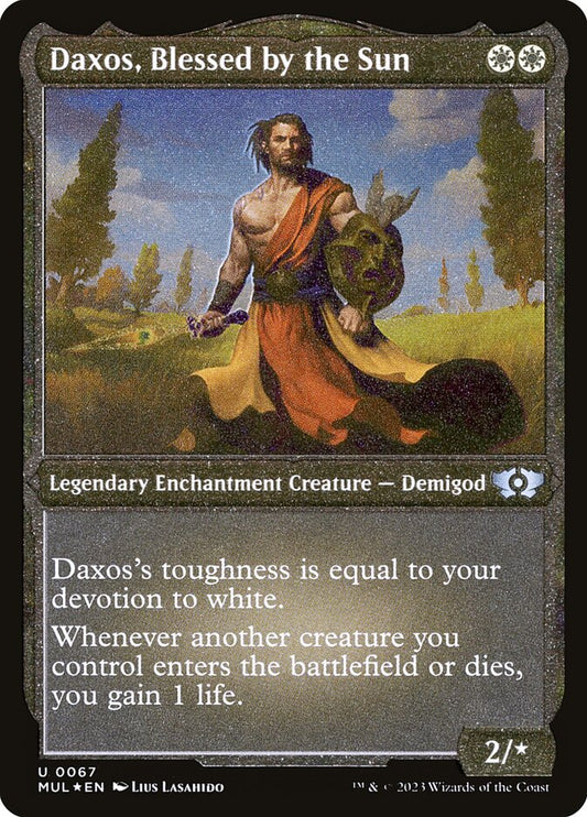 Daxos, Blessed by the Sun front