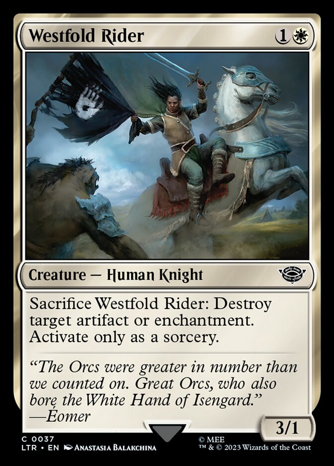 Westfold Rider front