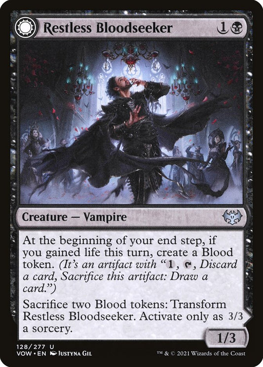 Restless Bloodseeker // Bloodsoaked Reveler front
