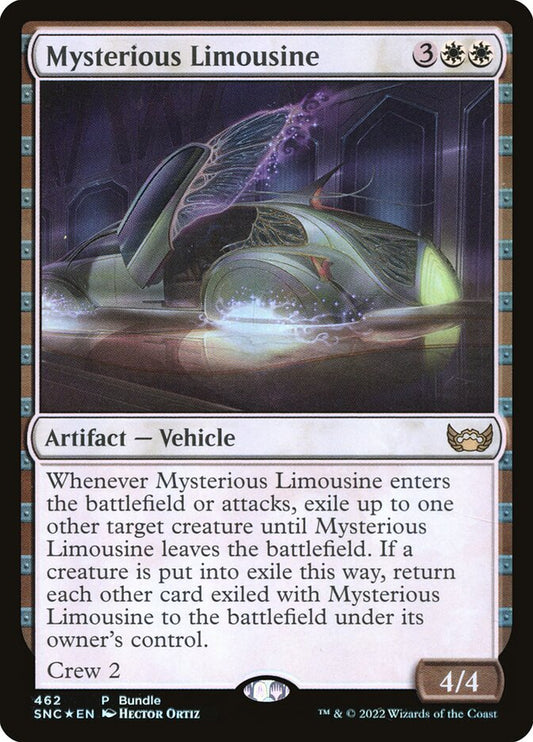 Mysterious Limousine front