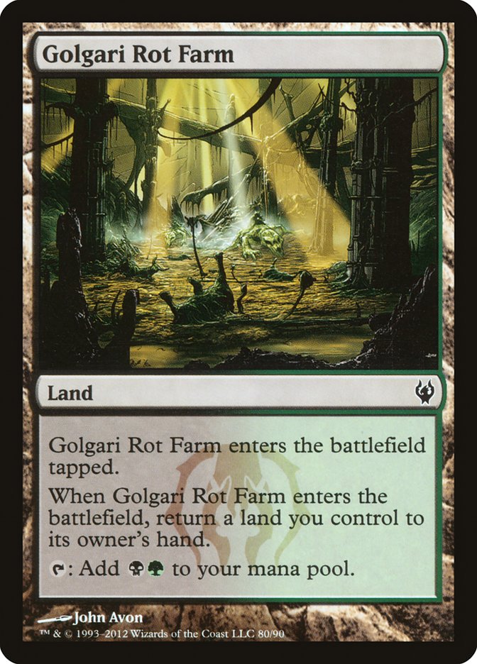 Golgari Rot Farm front