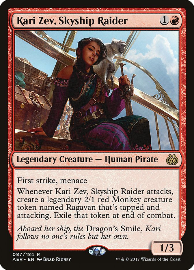 Kari Zev, Skyship Raider front